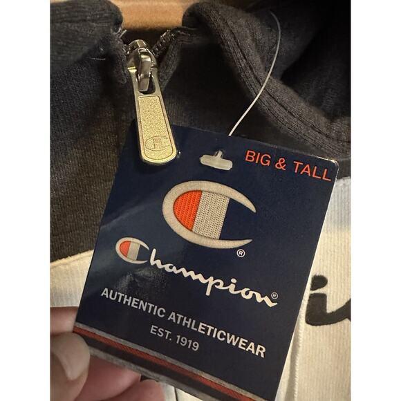 Champion Men's Big & Tall Color Block Hoodie NWT Size XLT - Picture 5 of 8